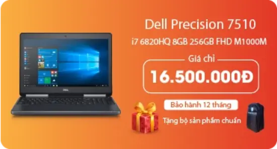 Dell Precision 7510 Core i7✓Máy trạm Siêu Khỏe, Giá rẻ nhất Hà Nội